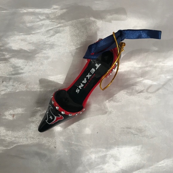 Houston Texans stileto Christmas ornament ornament - Picture 2 of 2